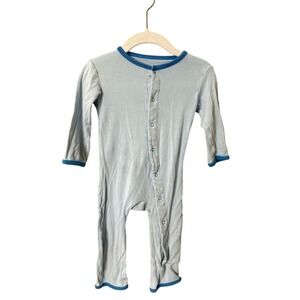 Kickee Pants long sleeve Pj's‎ light blue 6 - 9 month with dog on back